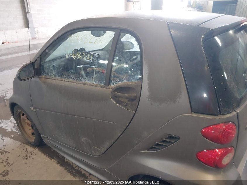 2013 Smart Fortwo Pure/Passion VIN: WMEEJ3BA8DK656971 Lot: 12473223