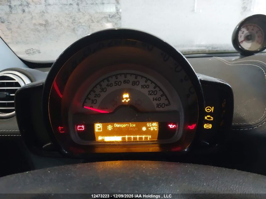 2013 Smart Fortwo Pure/Passion VIN: WMEEJ3BA8DK656971 Lot: 12473223