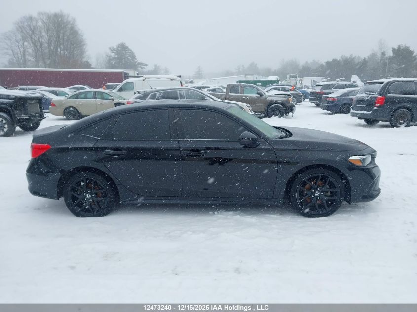 2022 Honda Civic Sport VIN: 2HGFE2F53NH124133 Lot: 12473240