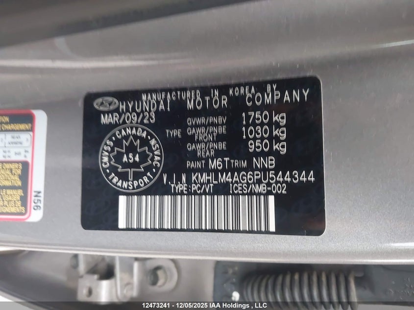 KMHLM4AG6PU544344 2023 HYUNDAI ELANTRA photo no. 9