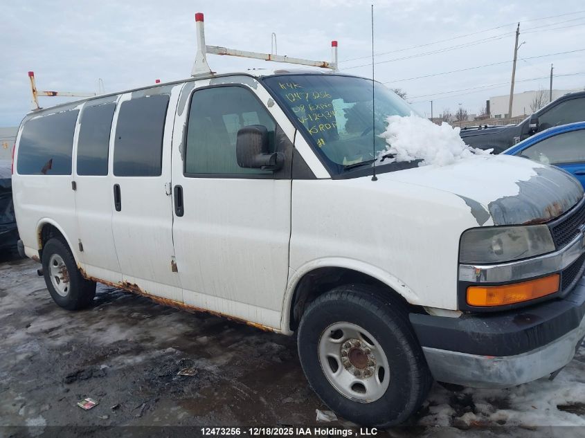 2008 Chevrolet Express Ls VIN: 1GAHG35K381129343 Lot: 12473256