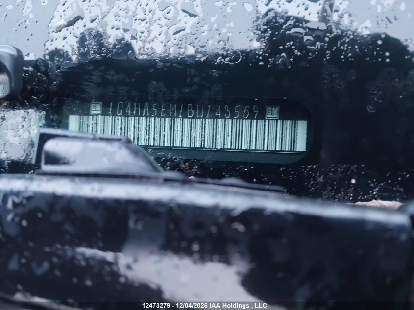 2011 Buick Lucerne Cx VIN: 1G4HA5EM1BU143569 Lot: 12473279