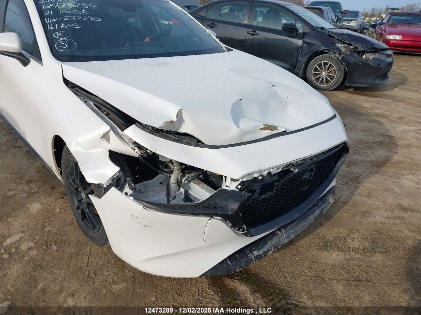 2021 Mazda Mazda3 Gx VIN: JM1BPAK78M1327380 Lot: 12473289