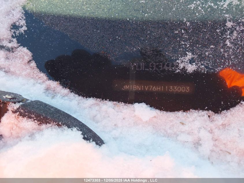 2017 Mazda Mazda3 VIN: JM1BN1V76H1133003 Lot: 12473303