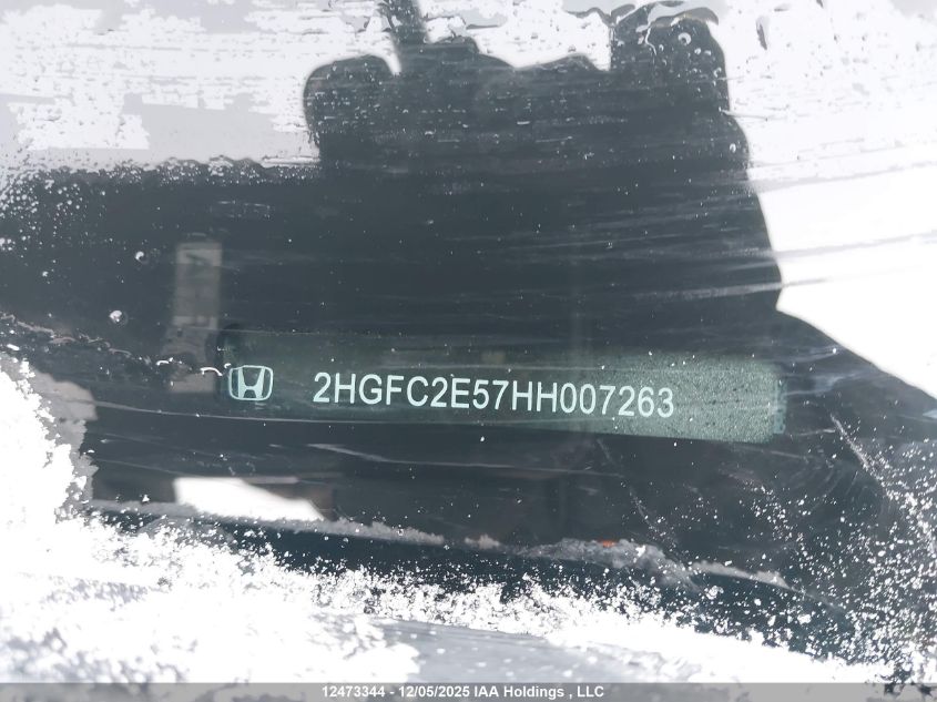 2017 Honda Civic VIN: 2HGFC2E57HH007263 Lot: 12473344