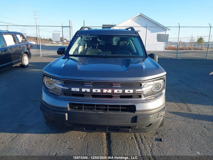 2024 Ford Bronco Sport Big Bend VIN: 3FMCR9B61RRE54761 Lot: 12473345