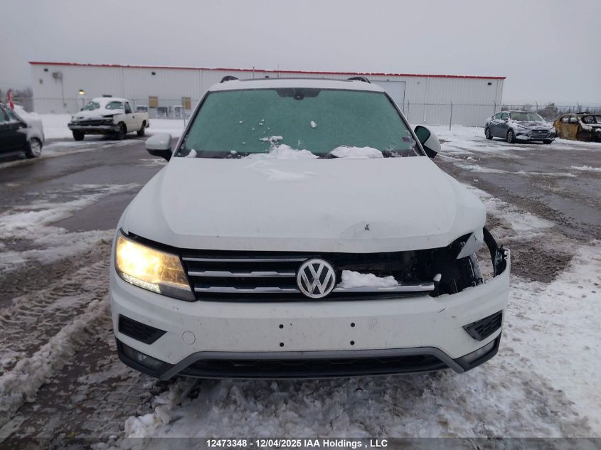 2018 Volkswagen Tiguan Comfortline VIN: 3VV2B7AX5JM122232 Lot: 12473348
