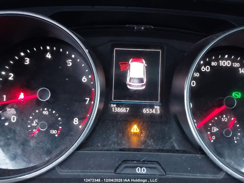 2018 Volkswagen Tiguan Comfortline VIN: 3VV2B7AX5JM122232 Lot: 12473348