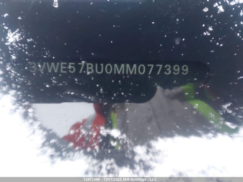 2021 Volkswagen Jetta Sel VIN: 3VWE57BU0MM077399 Lot: 12473396