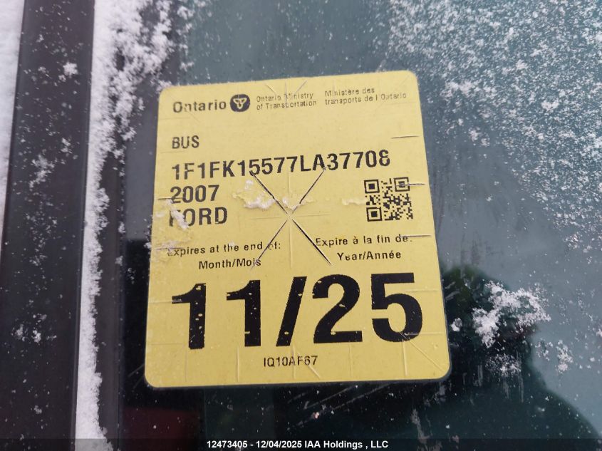 2007 Ford Expedition Max Limo VIN: 1F1FK15577LA37708 Lot: 12473405