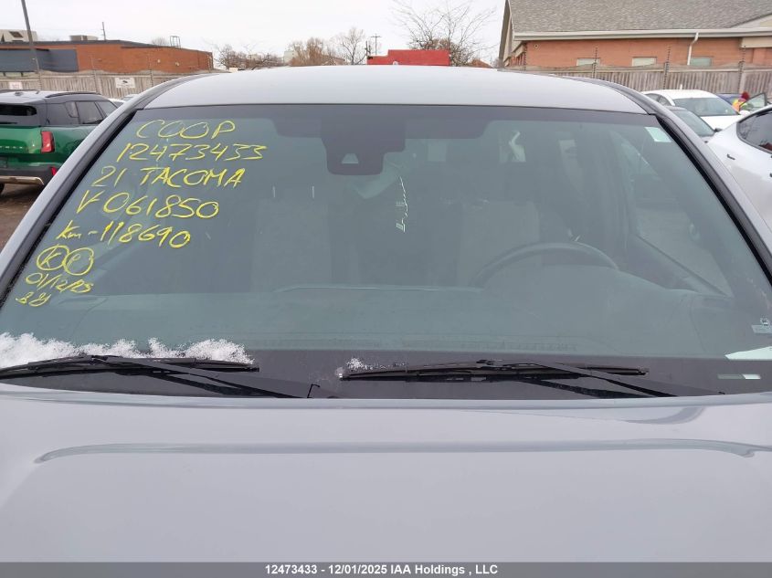 2021 Toyota Tacoma VIN: 5TFDZ5BN6MX061850 Lot: 12473433