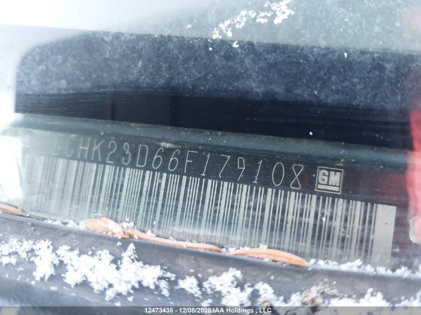 2006 Chevrolet Silverado K2500 Heavy Duty VIN: 1GCHK23D66F179108 Lot: 12473435