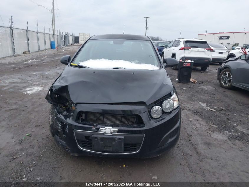 2012 Chevrolet Sonic Lt VIN: 1G1JC6EH8C4185627 Lot: 12473441