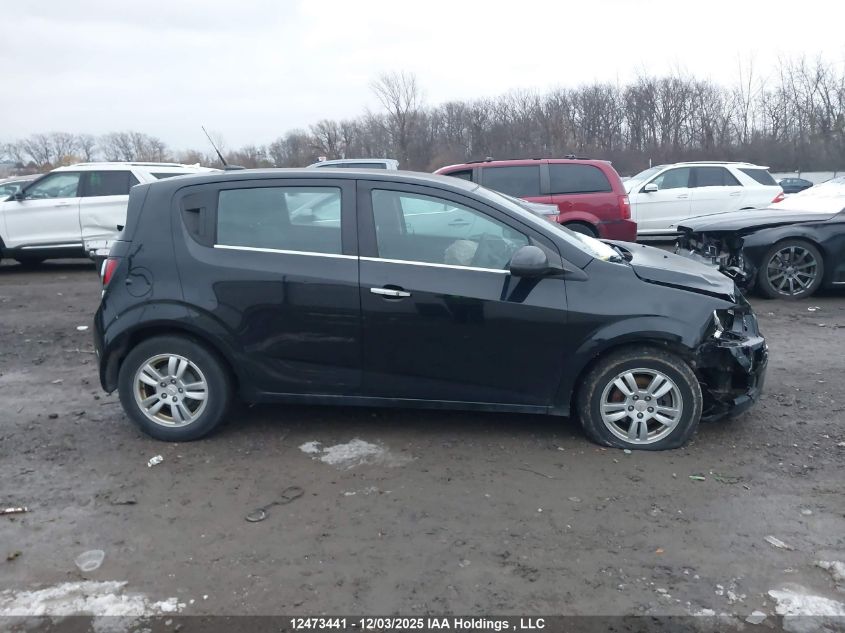 2012 Chevrolet Sonic Lt VIN: 1G1JC6EH8C4185627 Lot: 12473441