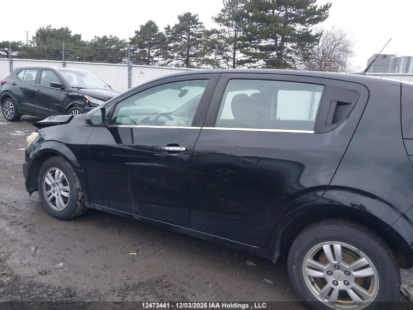 2012 Chevrolet Sonic Lt VIN: 1G1JC6EH8C4185627 Lot: 12473441