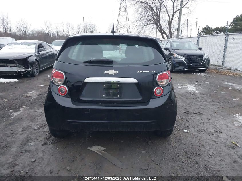 2012 Chevrolet Sonic Lt VIN: 1G1JC6EH8C4185627 Lot: 12473441