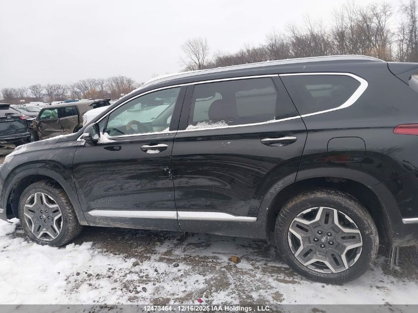 2022 Hyundai Santa Fe Luxury Hybrid Awd VIN: KM8S5DA17NU059941 Lot: 12473464