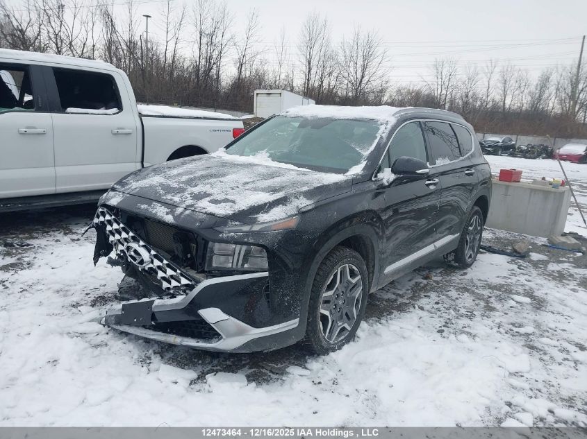 2022 Hyundai Santa Fe Luxury Hybrid Awd VIN: KM8S5DA17NU059941 Lot: 12473464