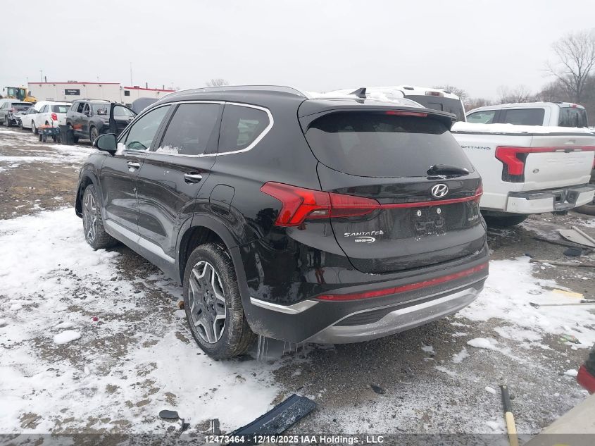 2022 Hyundai Santa Fe Luxury Hybrid Awd VIN: KM8S5DA17NU059941 Lot: 12473464