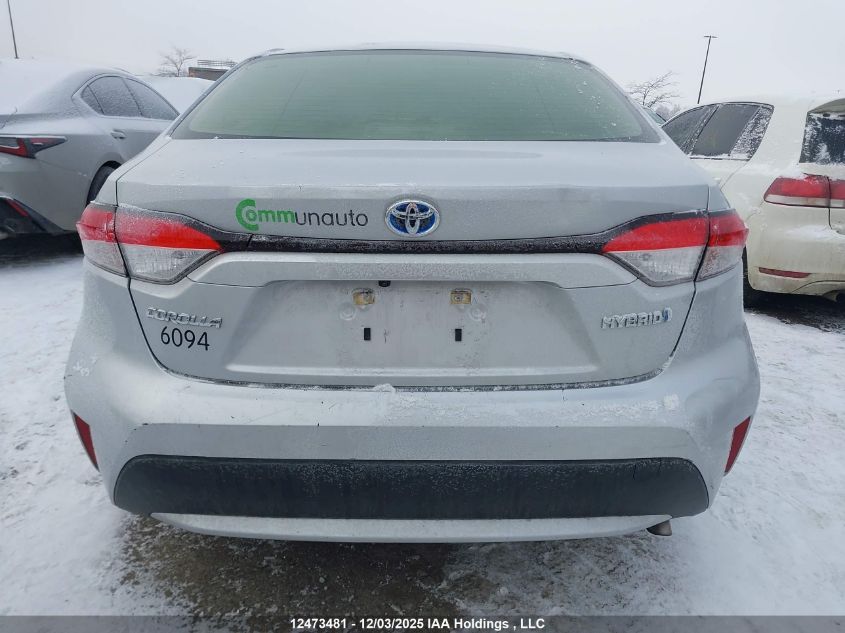 2021 Toyota Corolla Hybrid Base W/Li Battery VIN: JTDBAMDE8MJ027319 Lot: 12473481