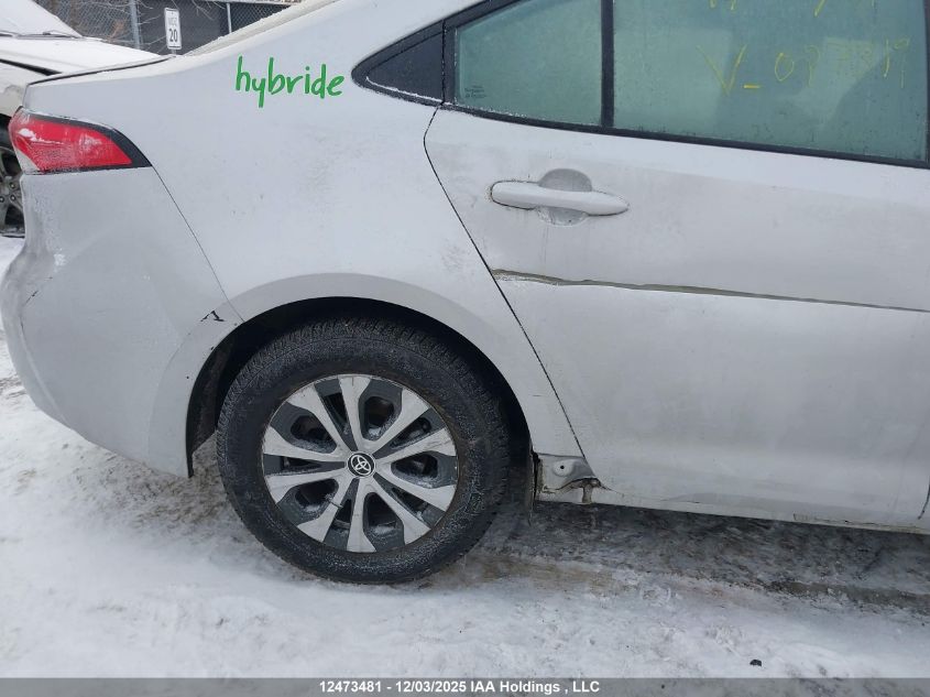 2021 Toyota Corolla Hybrid Base W/Li Battery VIN: JTDBAMDE8MJ027319 Lot: 12473481