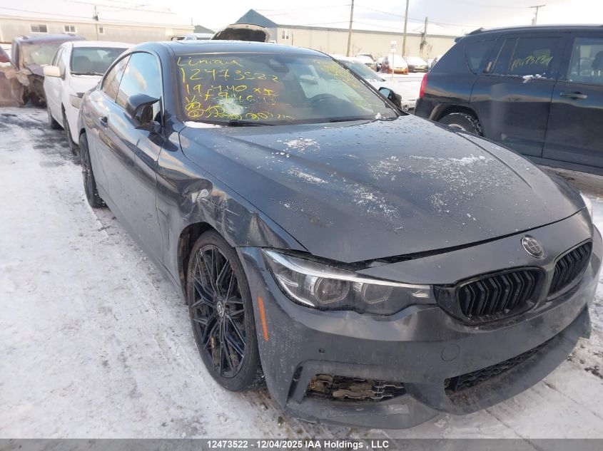 2019 BMW 440I xDrive VIN: WBA4W9C55KAF94643 Lot: 12473522