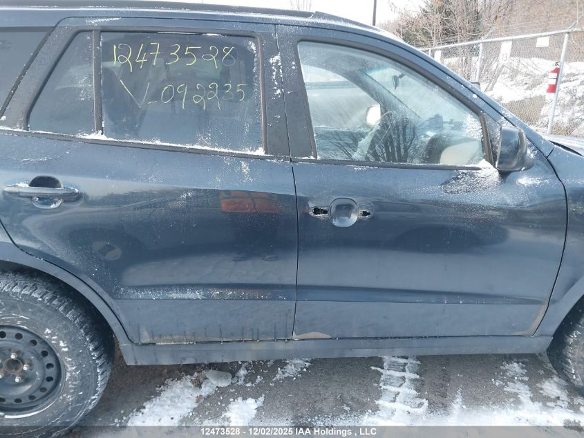 2012 Hyundai Santa Fe Gls VIN: 5XYZG3AB8CG092235 Lot: 12473528