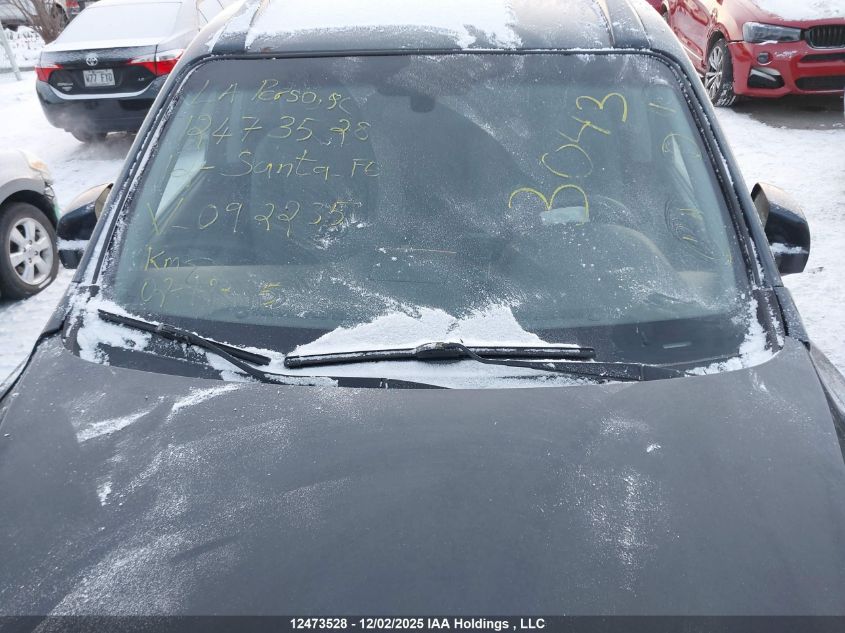 2012 Hyundai Santa Fe Gls VIN: 5XYZG3AB8CG092235 Lot: 12473528