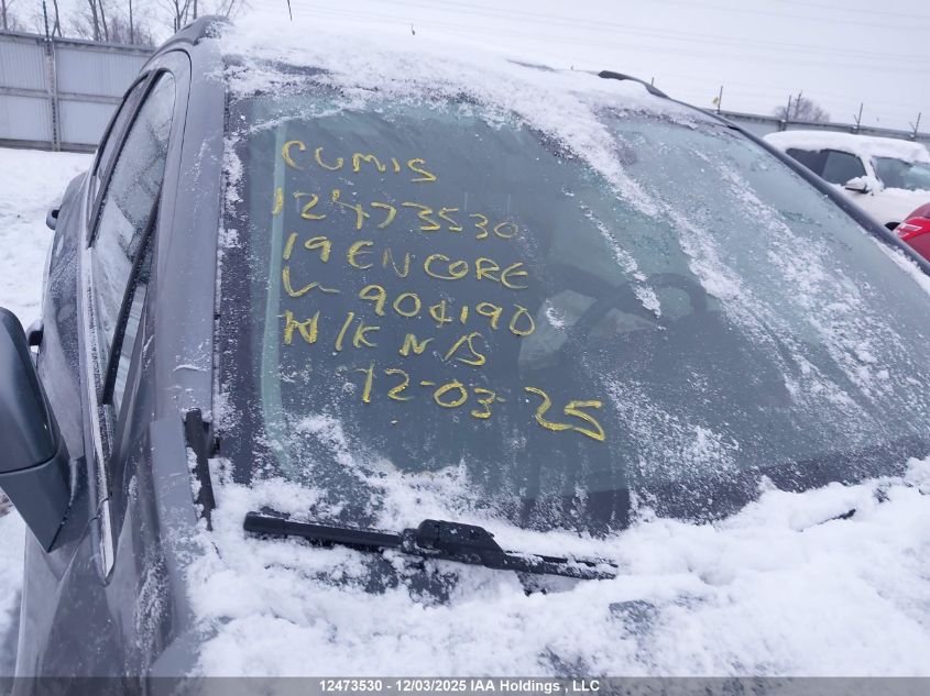 2019 Buick Encore Sport Touring VIN: KL4CJ1SB2KB904190 Lot: 12473530