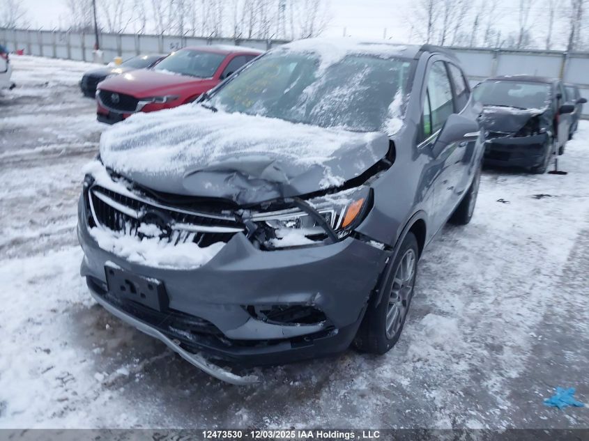 2019 Buick Encore Sport Touring VIN: KL4CJ1SB2KB904190 Lot: 12473530