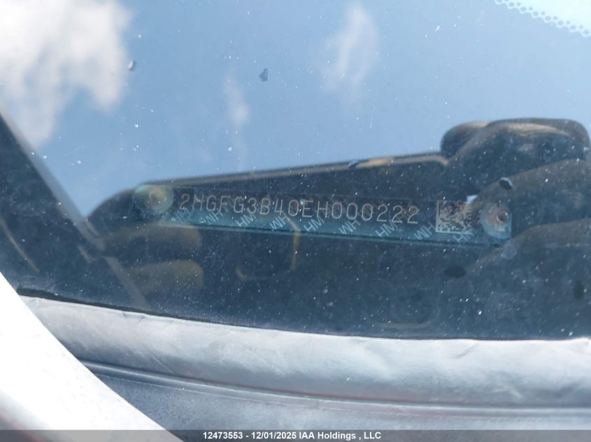 2014 Honda Civic Lx VIN: 2HGFG3B40EH000222 Lot: 12473553