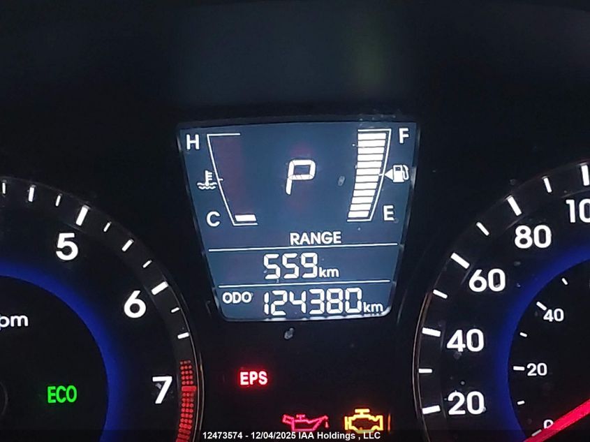 2013 Hyundai Accent Gls/Se VIN: KMHCU4AE4DU295407 Lot: 12473574