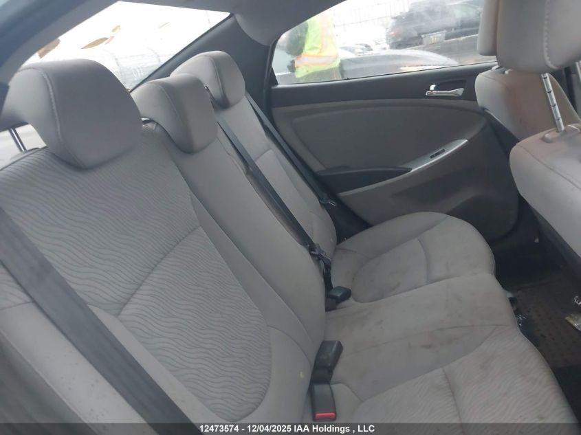 2013 Hyundai Accent Gls/Se VIN: KMHCU4AE4DU295407 Lot: 12473574