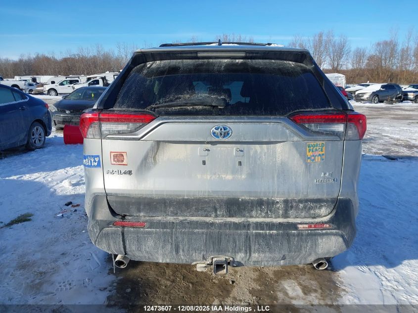2022 Toyota Rav4 Hybrid Le VIN: 2T3BWRFV6NW145030 Lot: 12473607