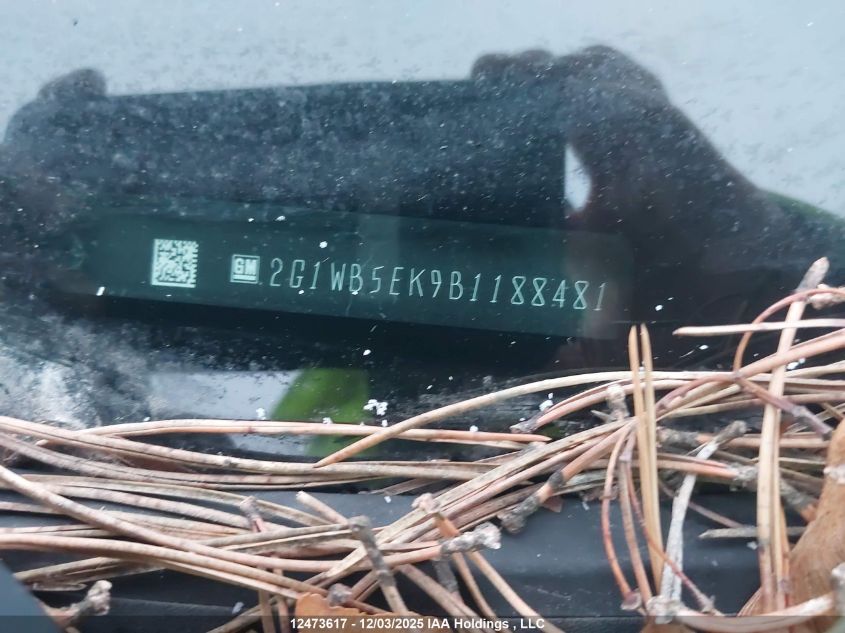 2011 Chevrolet Impala VIN: 2G1WB5EK9B1188481 Lot: 12473617