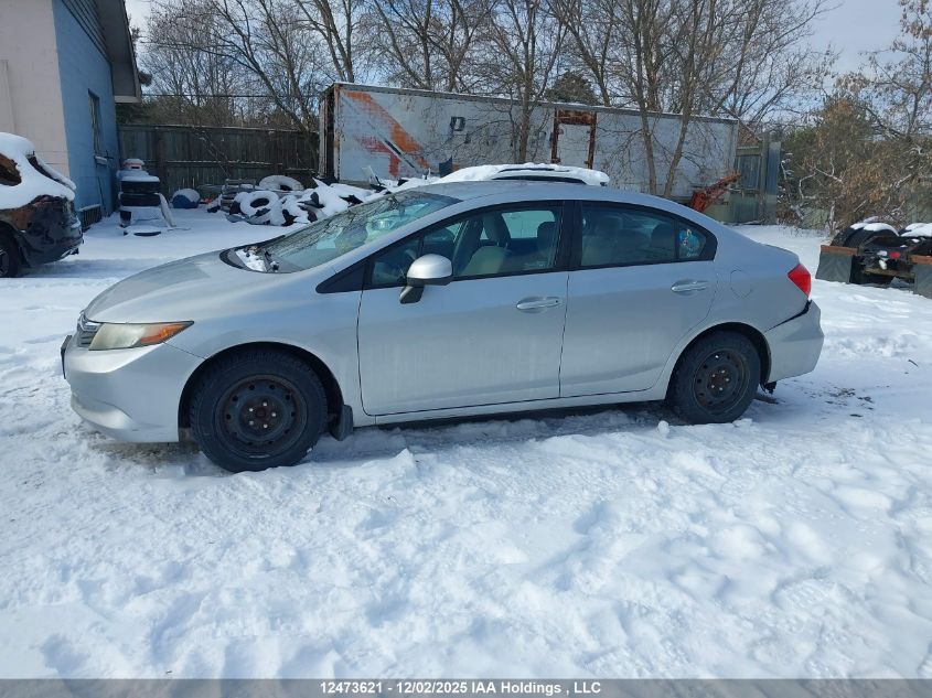 2012 Honda Civic Lx VIN: 2HGFB2F42CH104100 Lot: 12473621