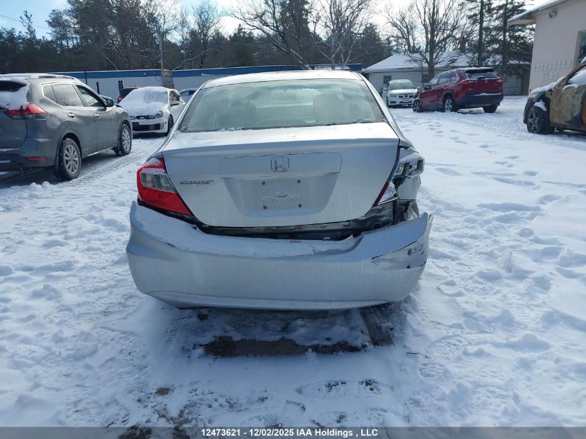 2012 Honda Civic Lx VIN: 2HGFB2F42CH104100 Lot: 12473621