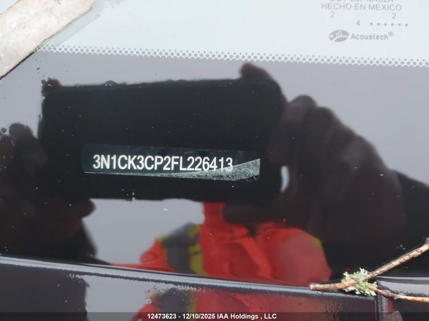 2015 Nissan Micra S/Sr/Sv VIN: 3N1CK3CP2FL226413 Lot: 12473623