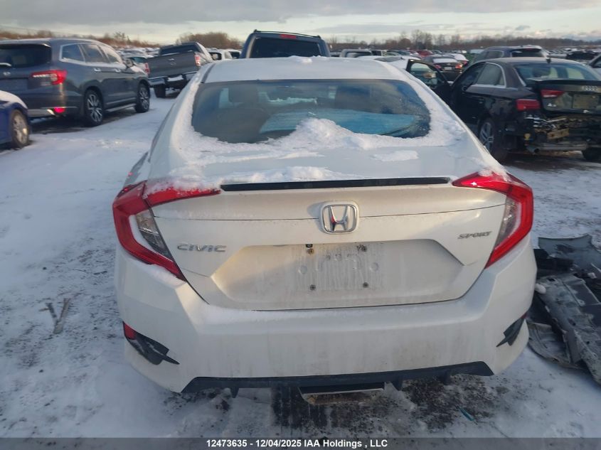 2019 Honda Civic VIN: 2HGFC2F82KH037075 Lot: 12473635