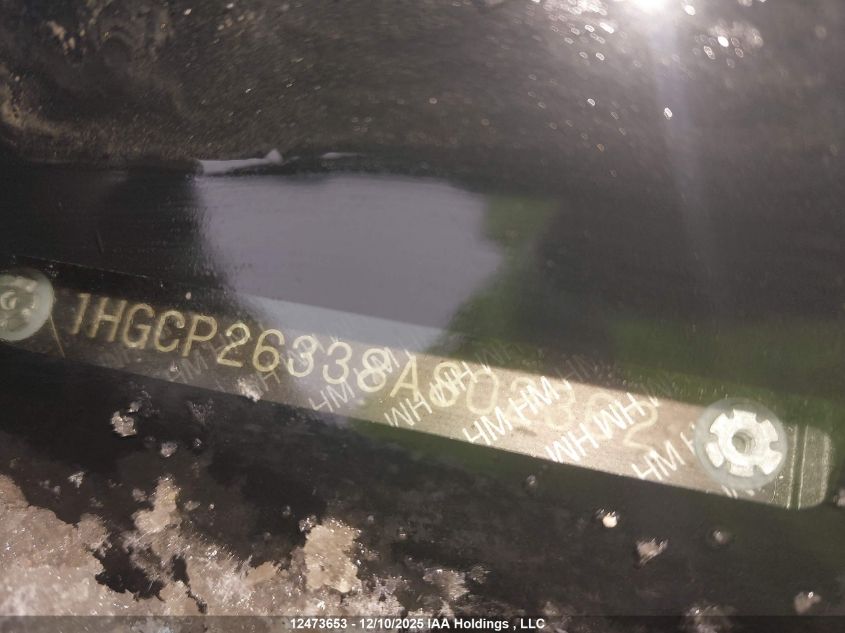 2008 Honda Accord Lx VIN: 1HGCP26338A802362 Lot: 12473653