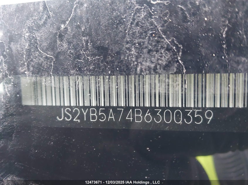 JS2YB5A74B6300359 2011 SUZUKI SX4 photo no. 20