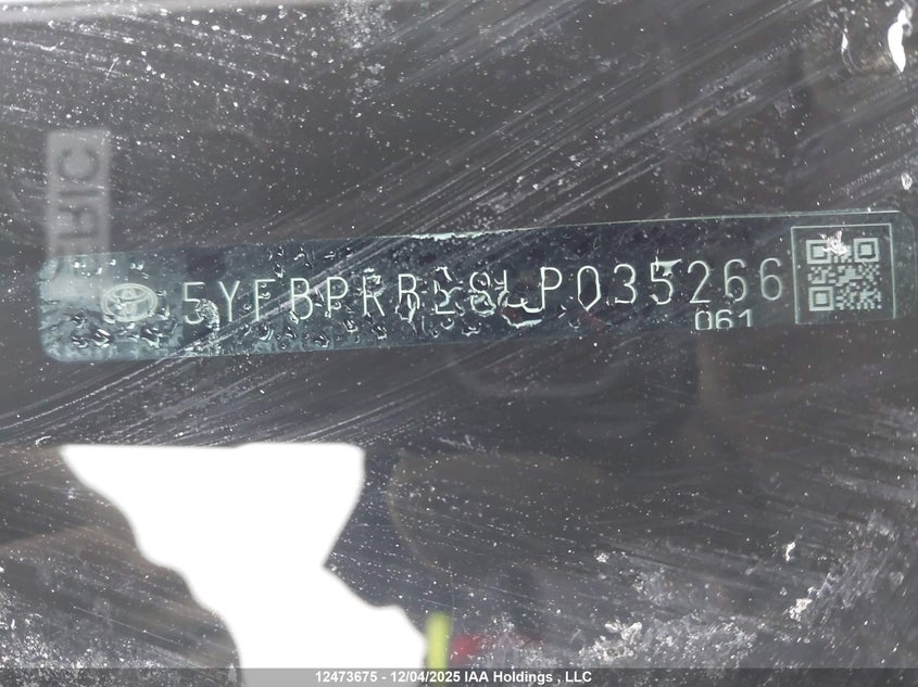 5YFBPRBE8LP035266 2020 TOYOTA COROLLA photo no. 19