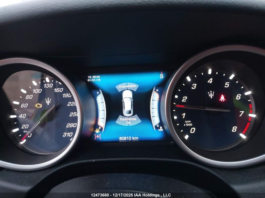 2017 Maserati Ghibli S Q4 VIN: ZAM57RTS3H1217045 Lot: 12473680