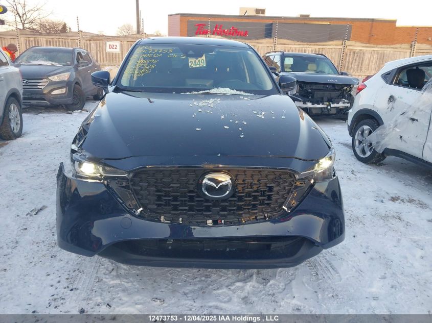 2022 Mazda Cx-5 Gx VIN: JM3KFBBL8N0598198 Lot: 12473753