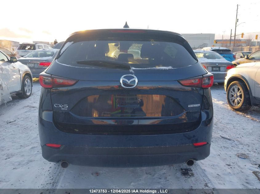 2022 Mazda Cx-5 Gx VIN: JM3KFBBL8N0598198 Lot: 12473753