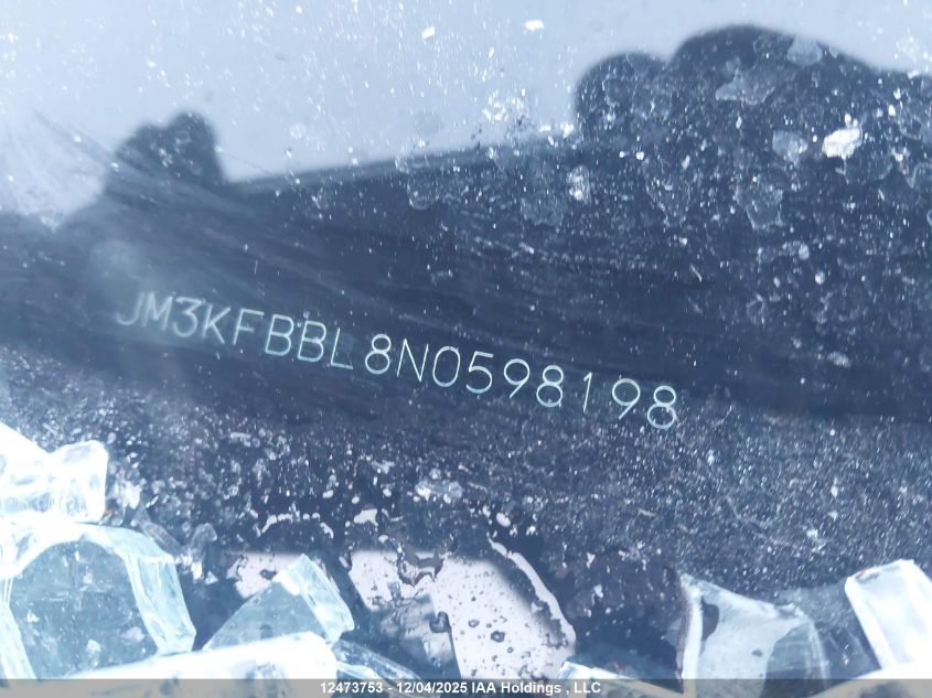 2022 Mazda Cx-5 Gx VIN: JM3KFBBL8N0598198 Lot: 12473753