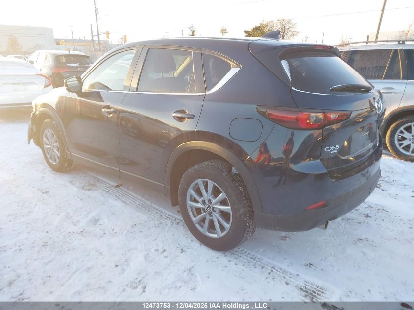 2022 Mazda Cx-5 Gx VIN: JM3KFBBL8N0598198 Lot: 12473753