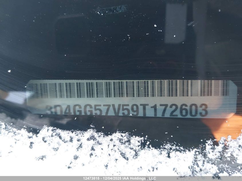 2009 Dodge Journey Sxt VIN: 3D4GG57V59T172603 Lot: 12473815