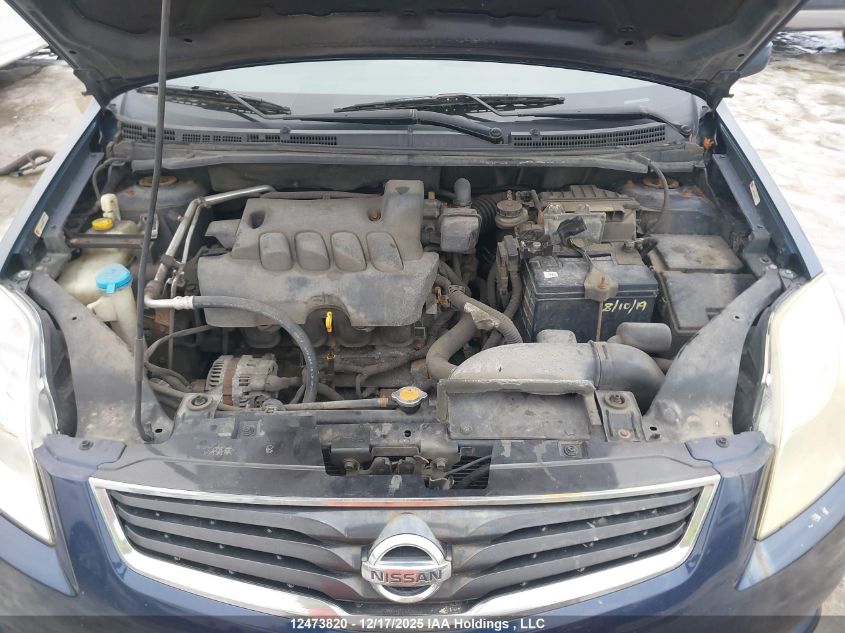 2010 Nissan Sentra 2.0S VIN: 3N1AB6AP3AL613833 Lot: 12473820