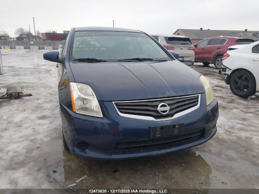 2010 Nissan Sentra 2.0S VIN: 3N1AB6AP3AL613833 Lot: 12473820